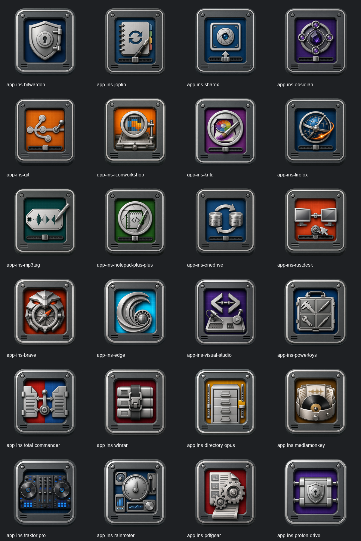 Aktualisierte App-Serie