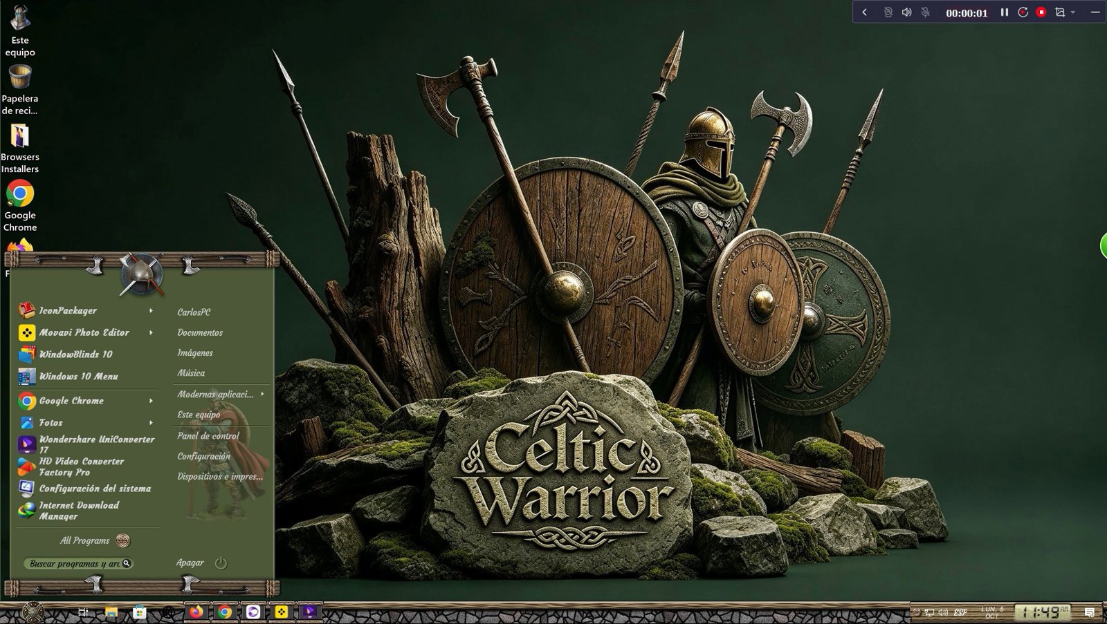 Celtic Warrior Wallpaper