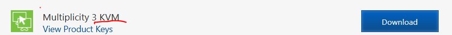 My KVM license link