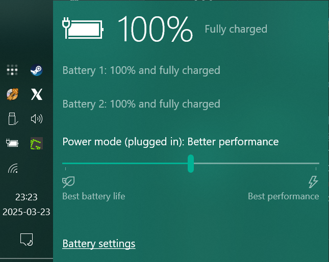 Windows 10 left-side-taskbar icon cluster