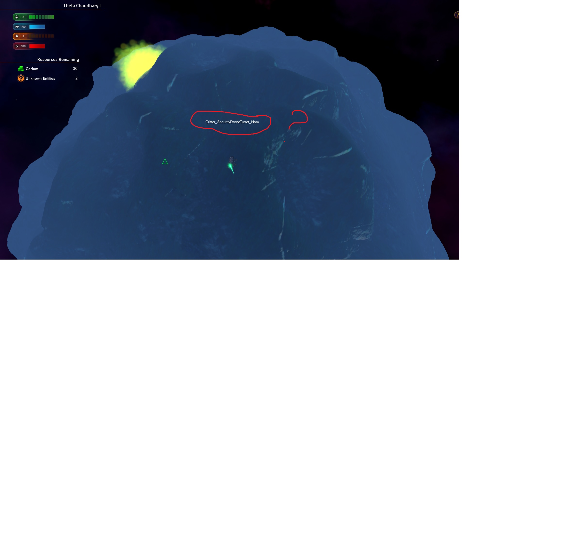 Turret name missing?