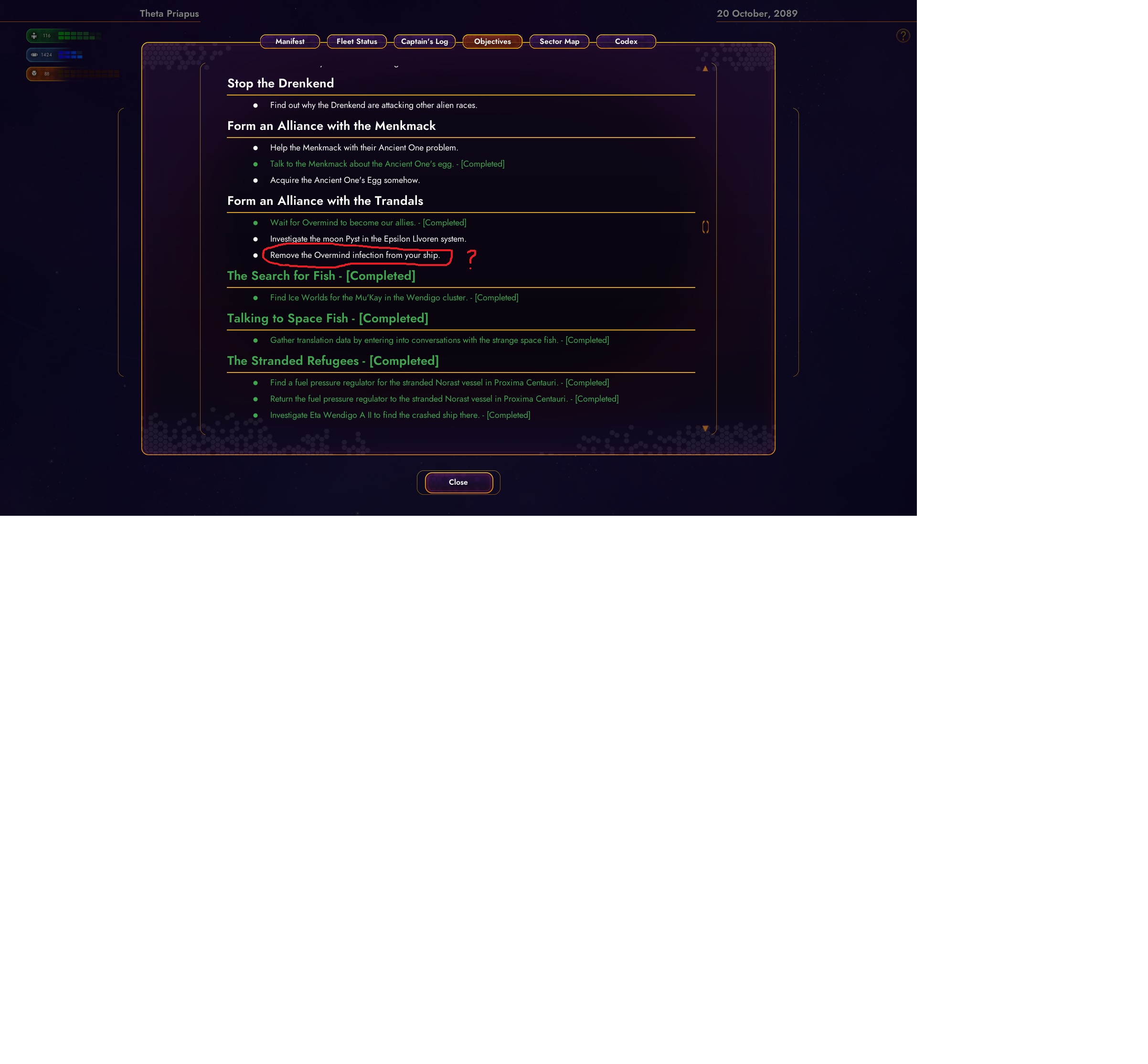 Am I supposed to know about the infection at this stage?