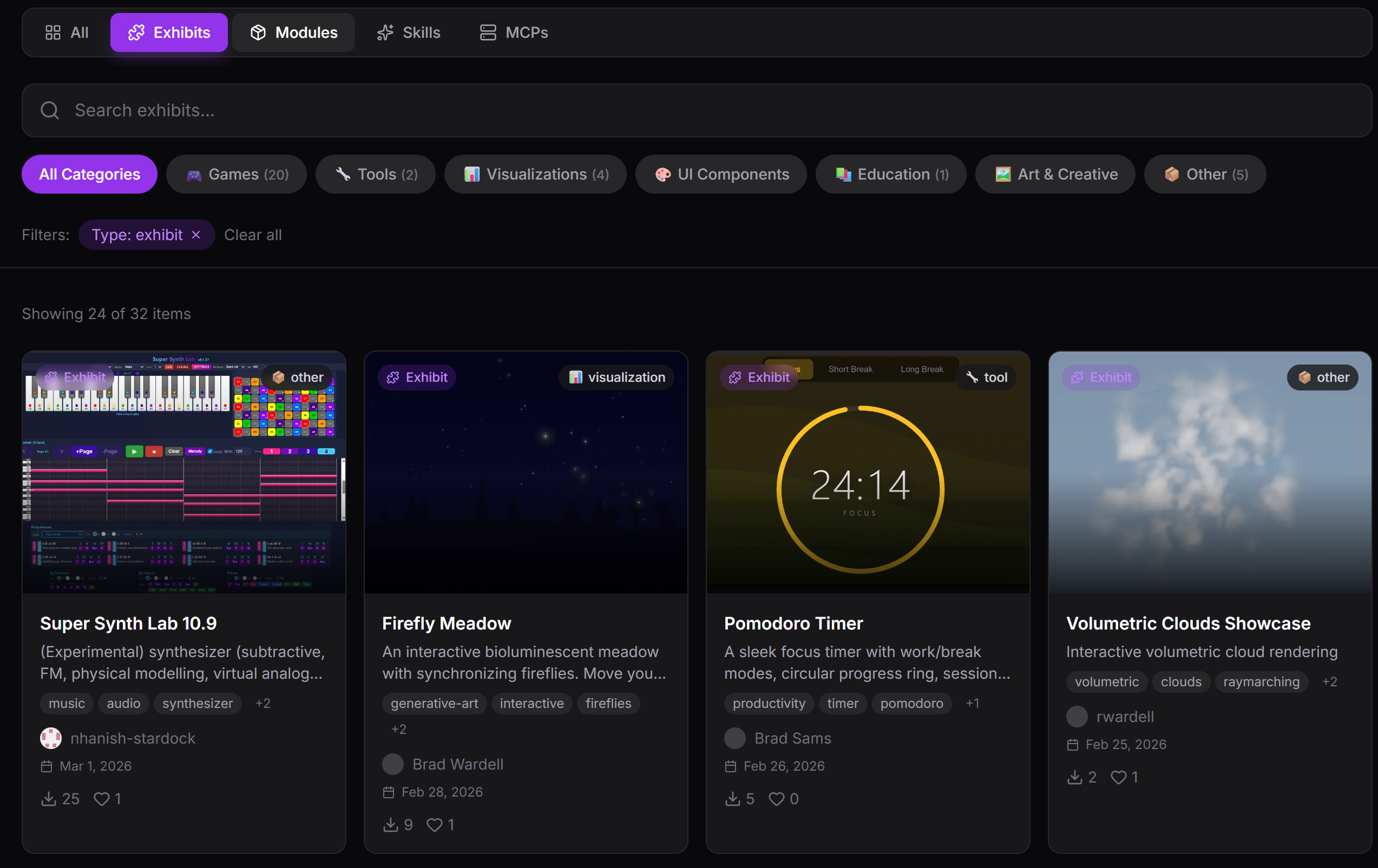 Clairvoyance Marketplace Browser