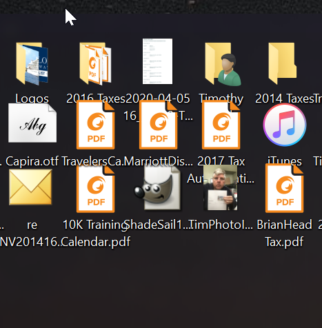 Icons spaced incorrectly