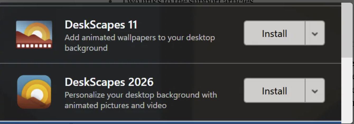 Two DeskScapes