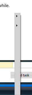 Broken taskbar right-click menu