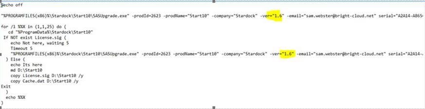 Start10 Script