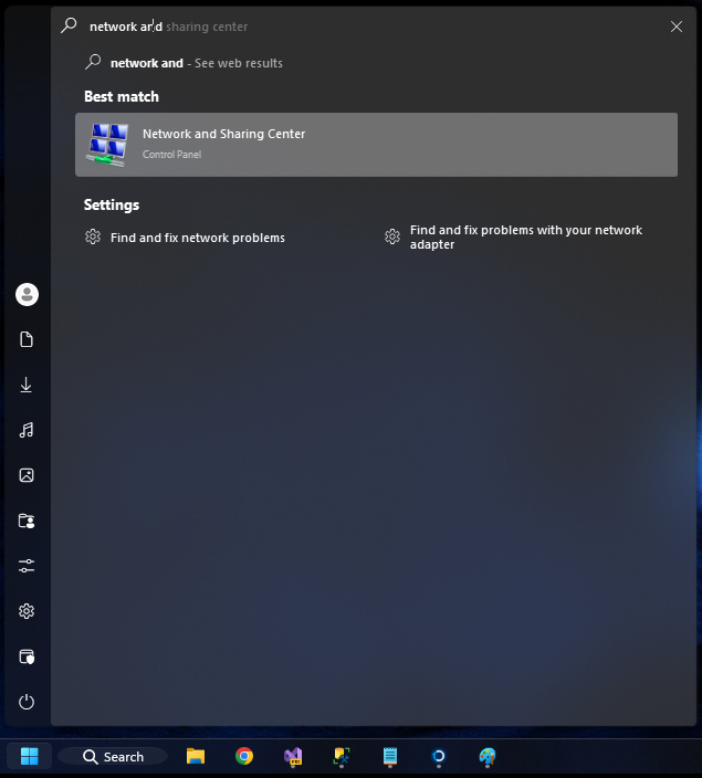 Start11 menu search caret position off