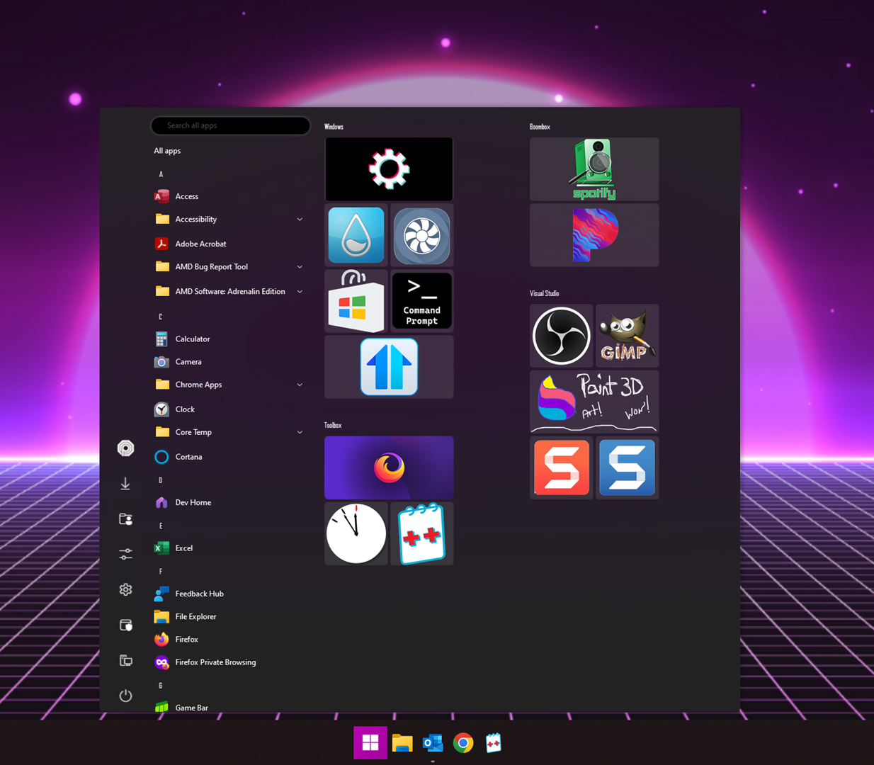 Bigger width sidebar