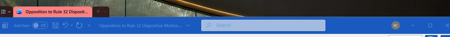 Just a single window ungrouped to anything. Yet, the Groupy tab appears as if there is a group (when there isn't).