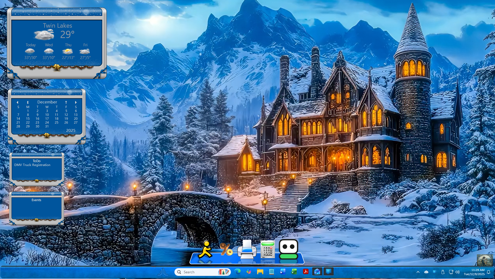 Christmas Themed Desktop