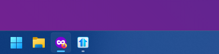 Windows taskbar